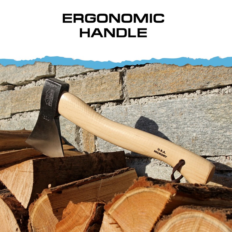 Prandi 3.003 German Hatchet 1.32lb - Hickory Handle 14.18in with