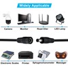YINGAYOU DC Power Extension Cable 5.5mmx2.1mm 18AWG DC Cable Male