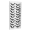 Clear Band False Eyelashes, D Curl, Russian Stripes, False Eyelashes,