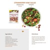 Salad Pizazz! Dried Strawberry Flavored Cranberries & Honey Roasted Pecans,