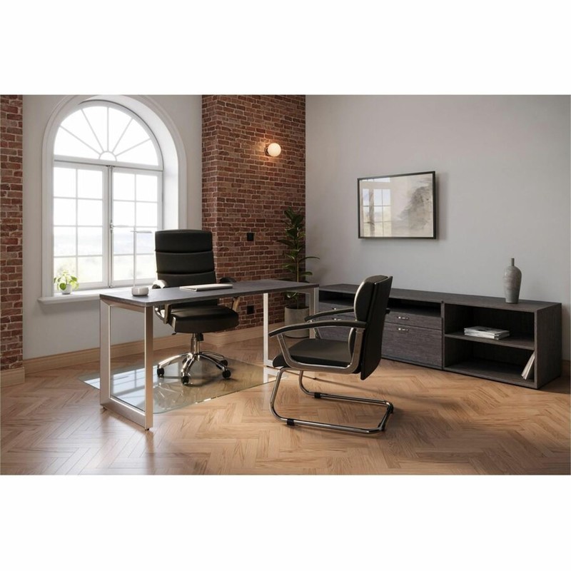 Lorell Relevance Series Charcoal Laminate Office Furniture