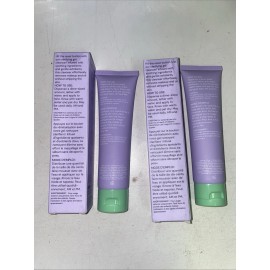 GLOSSMETICS BULK NEW Lot Of 2 GLOSSMETICS HARD RESET CLARIFYING GEL CLEANSER 3.4 OZ