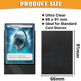 600PS Matte Trading Card Protective Sleeves,Top Loaders Binder Card Sleeves Fit for Baseball,Football,Magic,MTG,TCG,Yugioh Sleeves(6 Colours Style 4)
