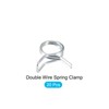 METALLIXITY 20pcs Spring Hose Clamps (12mm) Double Wire Spring Steel