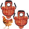 La La Pet 2Pcs Chicken Saddles and Back Protector Double-Layer