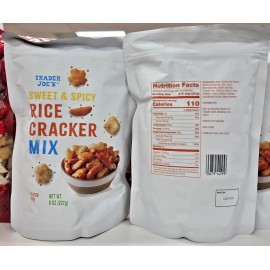 Trader Joe's Sweet & Spicy Rice Cracker Mix 8oz 227g (2 Bags)
