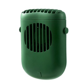 Portable Hanging Neck Fan, Mini Hands Free Personal Fan Battery Operated 3 Speeds USB Rechargeable Fan, USB Desk Fan for Kids Girls Women Men Home Office Outdoor (Green)