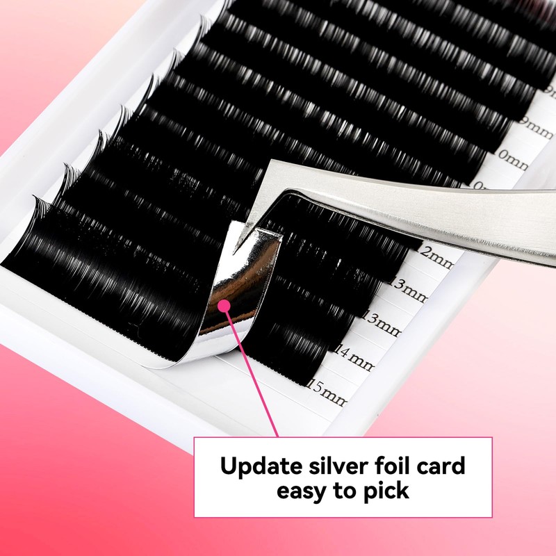 FADVAN Individual Eyelash Extensions 0.05 D Curl 7-15 mm Blending