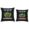 My Strawberry Agriculturist Throw Pillow