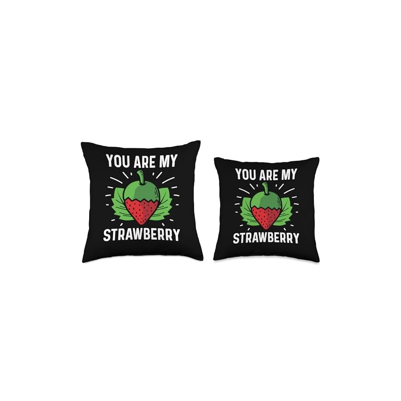 My Strawberry Agriculturist Throw Pillow