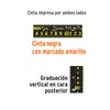 Truper FCN-55M, Flexómetro contra impactos 5.5 m, Cinta Negra 25