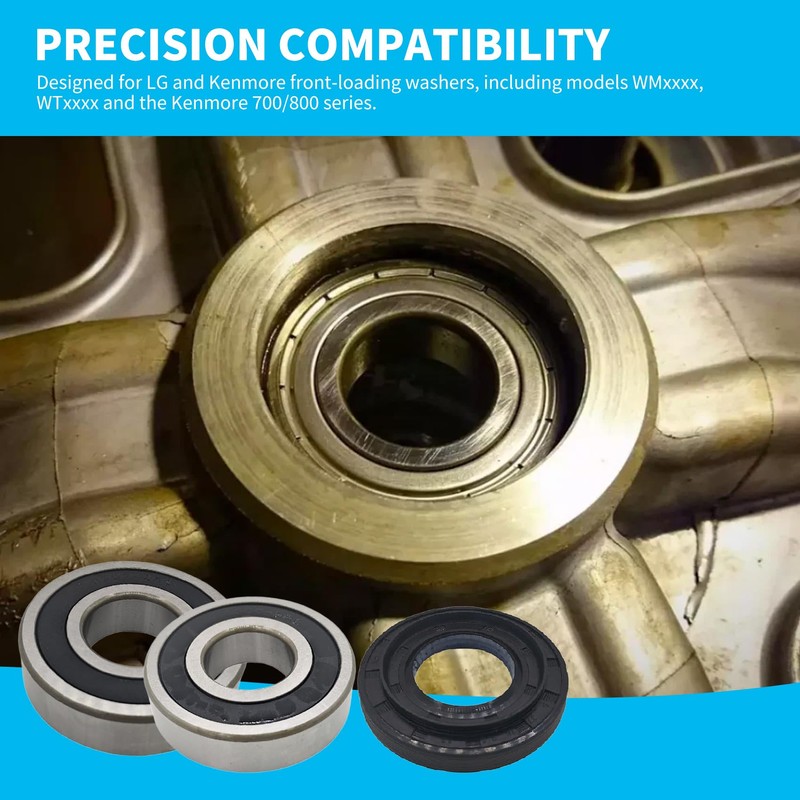 Newly Upgraded Gasket Tube Bearing Sealing kit, Suitable for LG