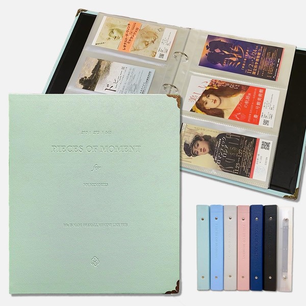 ReTORUE Ticket Holder, 30 Sheets, Holds 180 Cards, Ticket File,