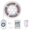 WILLED RGB LED Strip Lights, Under Bed Light Motion Activated