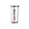 Rock Climbing Hanger and Carabiner QUICKDRAW Stainless Steel Insulated Tumbler