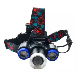 Led Lampara Minera Recargable Manos Libres 5000 Lumens Cree Led