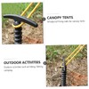 Gatuida 10Pcs Outdoor Tent Stakes Durable High Strength Nylon Pegs