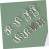 LALAFINA 80pcs S-Hook Clasps Silver Plating Jewelry Accessories for Bracelet