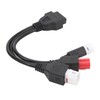 3 in 1 OBD Diagnostic Cable High Flexibility Plastic Plug