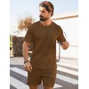 Babioboa Men's Short Sets 2 Piece Outfits Crewneck Summer T