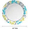 Genuine Joe Printed Paper Plates, 10" (Pack of 125)