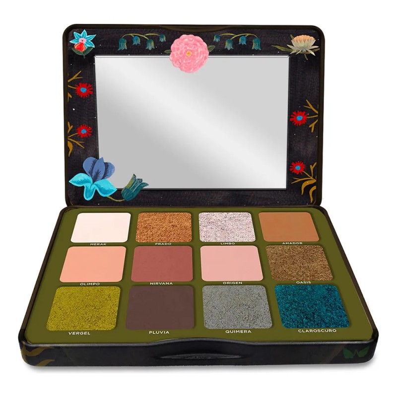 Paleta De Sombras Para Ojos Edén De Yuya Con 12