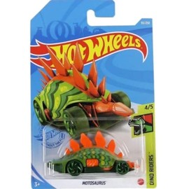 DieCast Hot Wheels Motosaurus (naranja/verde) - Dino Riders 4/5 [2021 Treasure Hun]