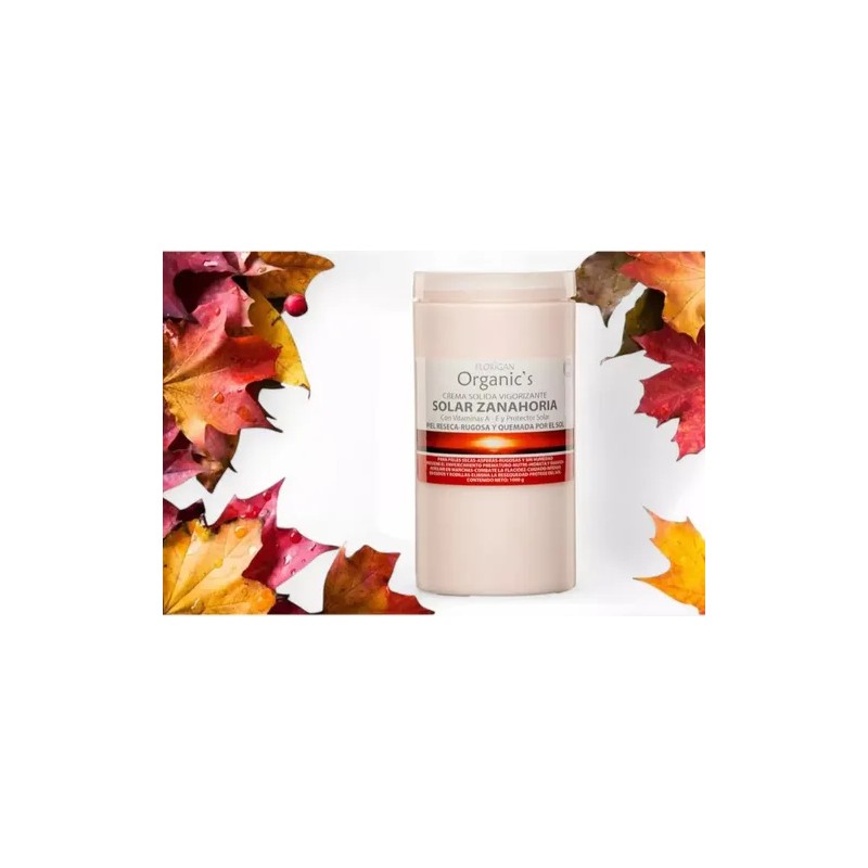 Crema Solar Zanahoria Sólida Florigan 1kg 2 Pack.