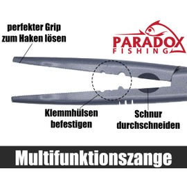 Paradox Fishing Predator Fishing Pliers 22 cm I Hook Remover Fishing Pliers Fishing Clamp Sleeve Pliers Fishing Accessories Pike Fishing Corrosion Resistant