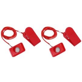 PATIKIL Universal Treadmill Magnet Safety Key 1.81inch, 2 Pack Treadmill Key Replacement with Magnetic Safety Switch Lock for Running Machine Image Gym, Red