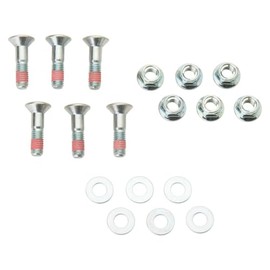 Bolt Hub-Savers Double Locked Sprocket Fastening Kit Silver For HONDA CRF450R 2002-2025