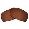Alphax Dark Brown Polarized Replacement Lenses for Oakley Square Wire
