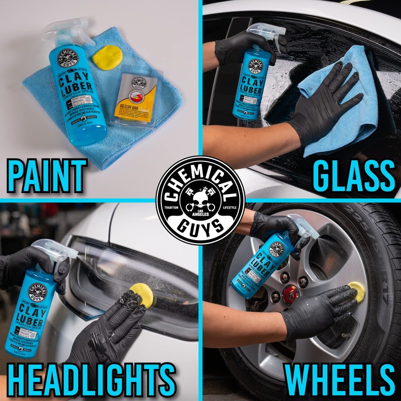 Chemical Guys Clay Bar and Luber Synthetic Lubricant Kit -