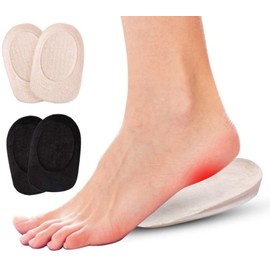 2 Pares de Taloneras de Gel, Taloneras, Ayuda para la Protección del Talón, Almohadillas de Gel para el Espolón del Talón, Plantillas de Gel, Taloneras para Fascitis Plantar, Tendón de Aquiles, Dolor