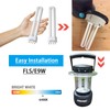 Ignixlite (2PACK) FLS/E9W Fluorescent Bulb,Replacement for Camping Lantern Bulb,4 Pin