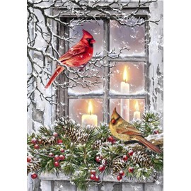 YPF Christmas Diamond Painting Kits for Adults Diamond Art Kits for Kids Beginner DIY 5D Full Drill Crystal Arts and Crafts Gem Art Painting with Diamonds Dots Home Wall Decor 12x16inch