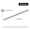 Tynulox 10Pcs 1/4" × 6" Length 304 Stainless Steel Rods,