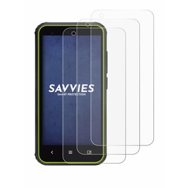 Savvies 6 Pack Screen Protector compatible with SkyCaddie SX400 Protection Film Clear