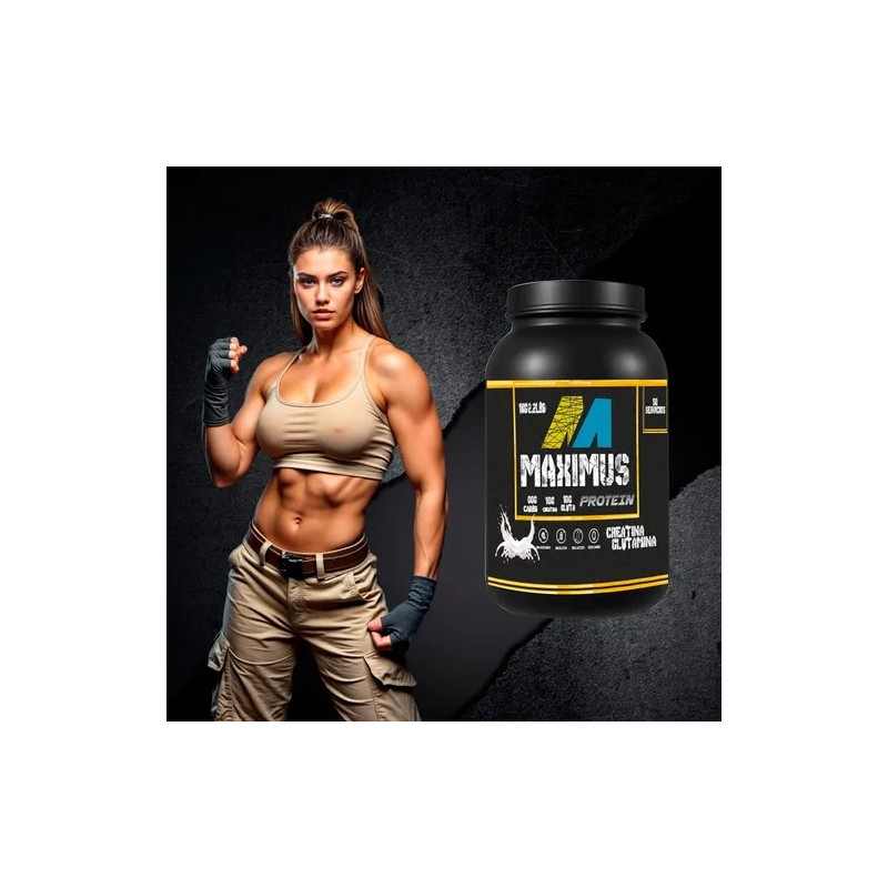 Creatina Glutamina Maximus Protein 1 Kg 50 Servicios