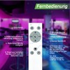 zemty LED Ceiling Light, Dimmable, 24 W, 3200 lm, RGB
