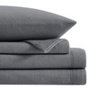Viviland Plush Micro Fleece King Bed Sheet Set - Soft