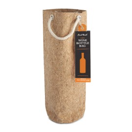 Final Touch Cork Bag for Wine Bottles - Reusable and 100% Portuguese Cork (FTA1060)