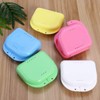 5pcs Retainer Case Mouth Guard Case Orthodontic Dental Retainer Box