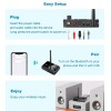 KAIY Bluetooth 5.3 Receiver for Home Stereo, Optical Low Latency