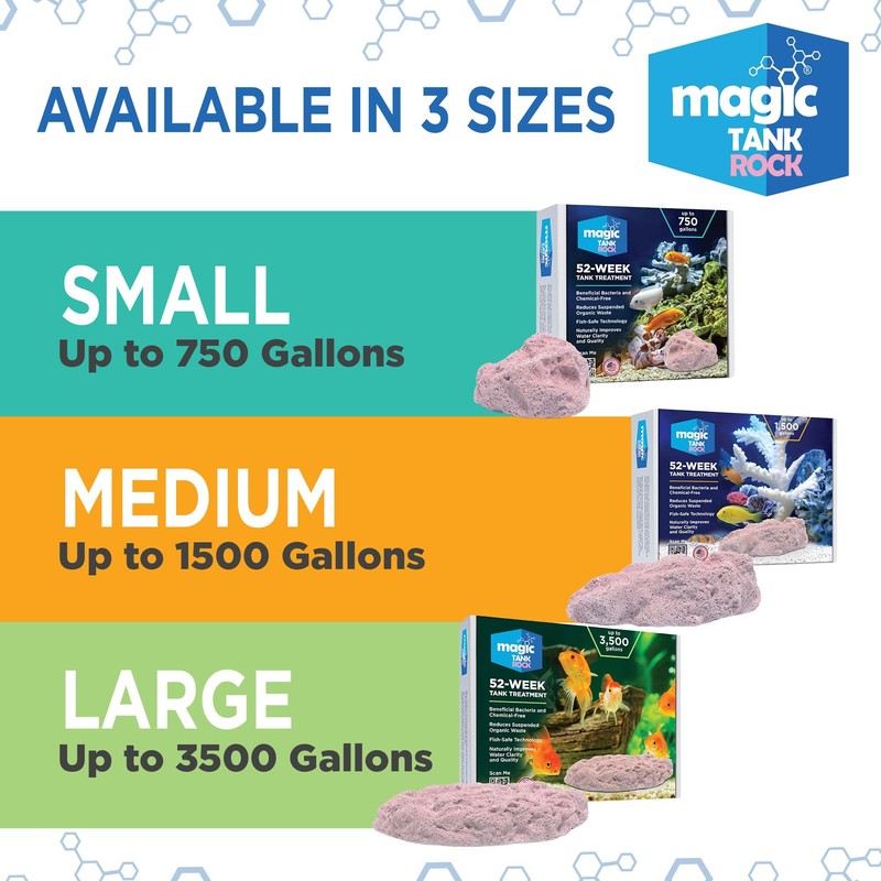 Magic Tank Rock, Fish Tank Rocks for Enhancing Water Clarity