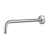 OFFO Shower Arm with Flange, 12 in Brushed Nickel Wall