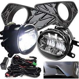 UFRAME Fits 2013 2014 2015 Lexus GS350 / GS450H F-Sport Package 6000k LED Fog light Kit w/Bezels/Wiring/Switch/Built-in LED