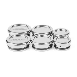 Oldbones 6pcs Motorcycle Frame End Caps Blind Plugs Motorcycle for Z900RS 2018 2019 in Silver