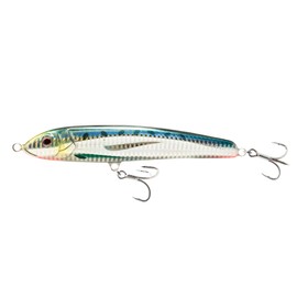 Nomad Design Riptide 95 Floating - Surface stickbait, BKK Diablo 5X Singles 9/0 Hooks, 8" 3-1/2 oz, Sardine