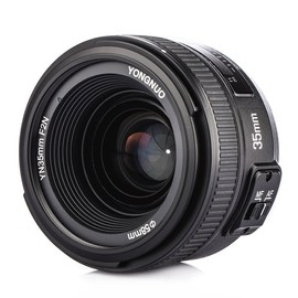 YONGNUO Nikon YN35mm F2N Monofocal Lens Nikon F-Mount Full Size Wide Angle Standard Lens D5 Series, D4 Series, D850, D810 Series, D800 Series, D750 Series, D700, D610, D600, D500, D300 Series, D7500,
